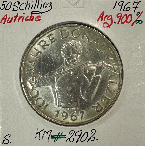 AUTRICHE - 50 SCHILLING 1967 - Pièce...