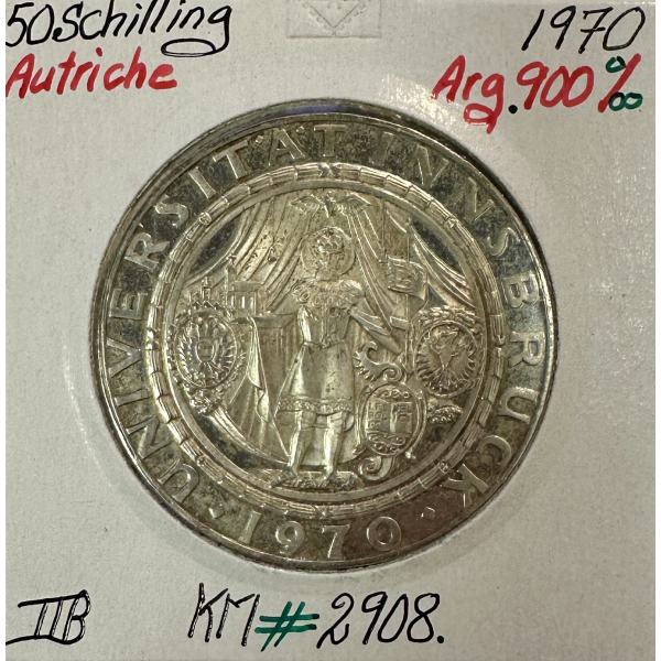AUTRICHE - 50 SCHILLING 1970 - Pièce...