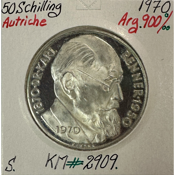 AUTRICHE - 50 SCHILLING 1970 - Pièce...