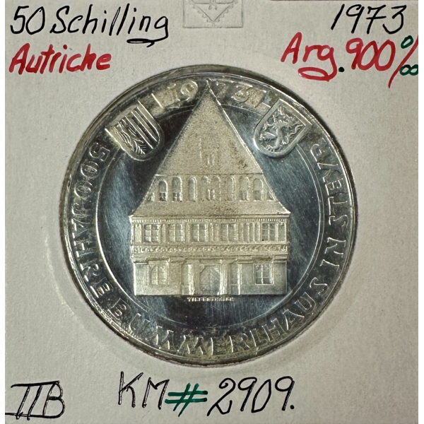 AUTRICHE - 50 SCHILLING 1973 - Pièce...