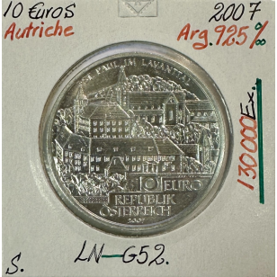 AUTRICHE - 10 EURO EN ARGENT (2007) // Qualité : SUP