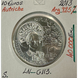 AUTRICHE - 10 EURO EN ARGENT (2013) // Qualité : SUP
