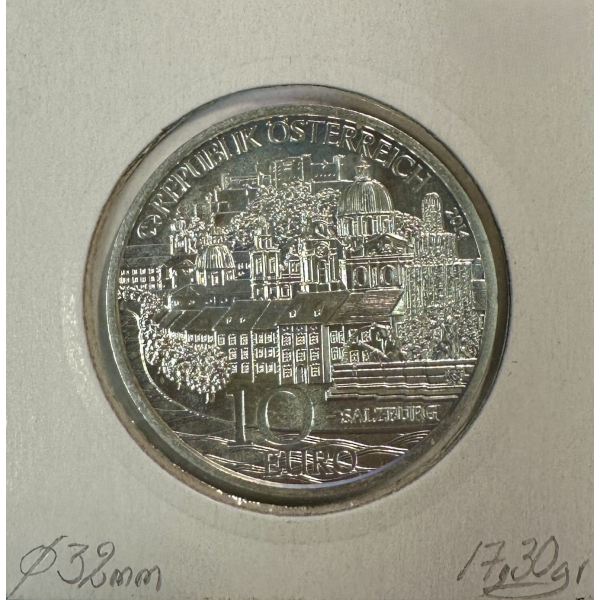 AUTRICHE - 10 EURO EN ARGENT (2014)...