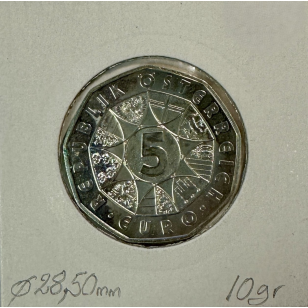 AUTRICHE - 5 EURO EN ARGENT (2014) // Qualité : SUP (REF 2) 2