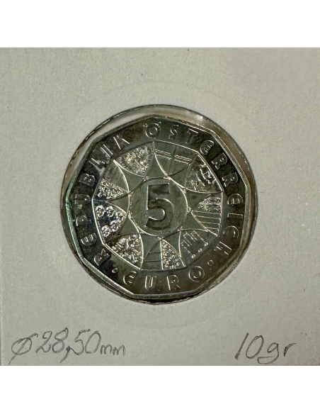 AUTRICHE - 5 EURO EN ARGENT (2014) // Qualité : SUP (REF 2)