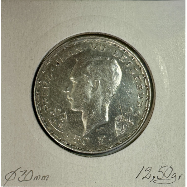 LUXEMBOURG - 50 FRANCS (ND) 1946 -...