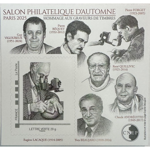 BLOC CNEP - Salon Philatélique d'Automne Paris 2025 -...