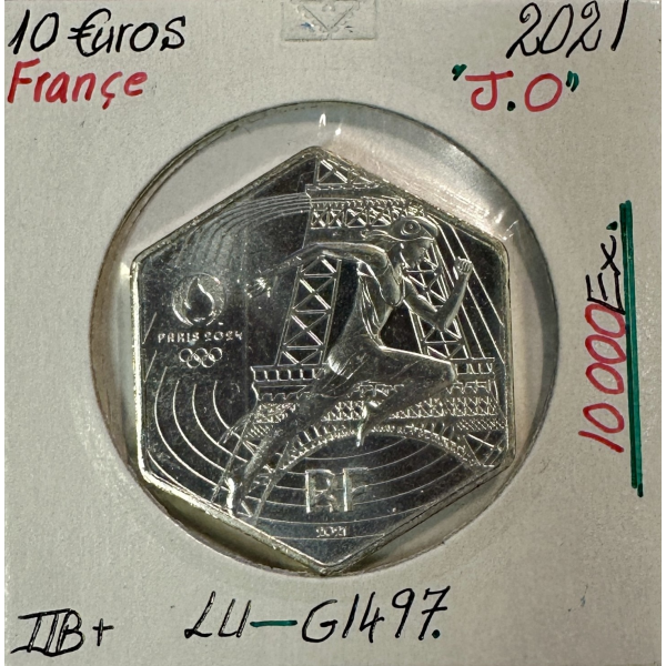 10 EURO 2021 FRANCE - JEUX OLYMPIQUES...