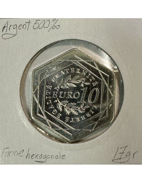 10 EURO 2021 FRANCE - JEUX OLYMPIQUES PARIS 2024 - Monnaie en Argent // TTB