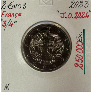 2 EURO 2023 FRANCE  (3/4) JEUX OLYMPIQUES PARIS 2024 -...