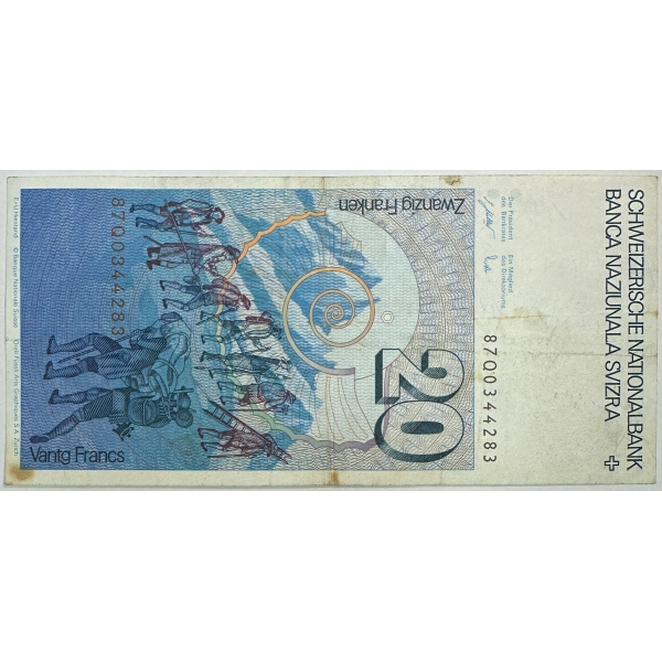 SUISSE - 20 FRANCS (Non Daté) -...