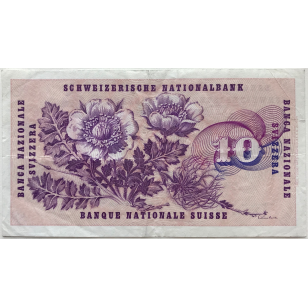 SUISSE - 10 FRANCS (1974) - Billet de banque (TB) 2