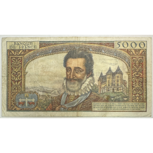 5000 FRANCS HENRY IV - 3.10.1957 - BILLET DE BANQUE... 2