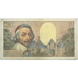 10 NOUVEAUX FRANCS RICHELIEU - 15.10.1959 - Billet de... 2