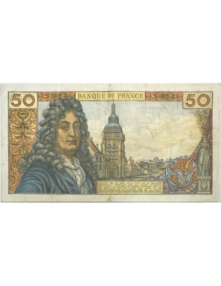 50 FRANCS RACINE - 6.11.1969 - Billet de banque français (TB)