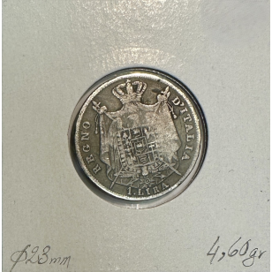 ITALIE - 1 LIRE 1811 V - NAPOLEON - Pièce de Monnaie en... 2