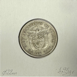 PANAMA - 10 CENTIMOS 1904 - Pièce de Monnaie en Argent //... 2