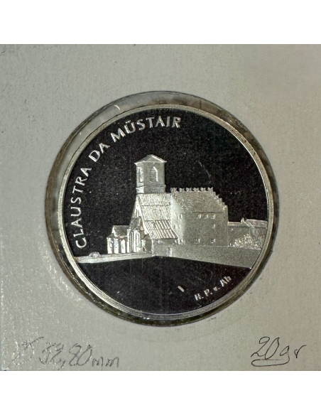 SUISSE - 20 FRANCS 2001 B - Pièce de Monnaie en Argent // Qualité : SUP