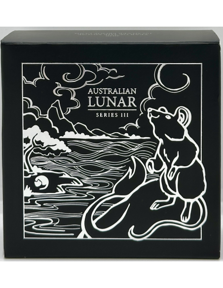 AUSTRALIE - 1 DOLLAR 2020 (1 OZ SILVER PROOF COIN AUSTR. LUNAR) SERIES III