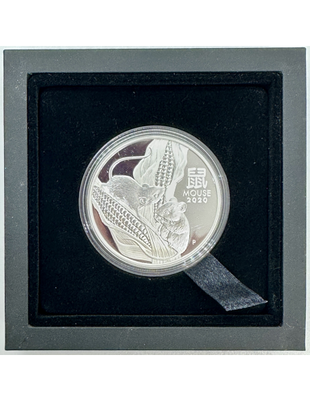 AUSTRALIE - 1 DOLLAR 2020 (1 OZ SILVER PROOF COIN AUSTR. LUNAR) SERIES III