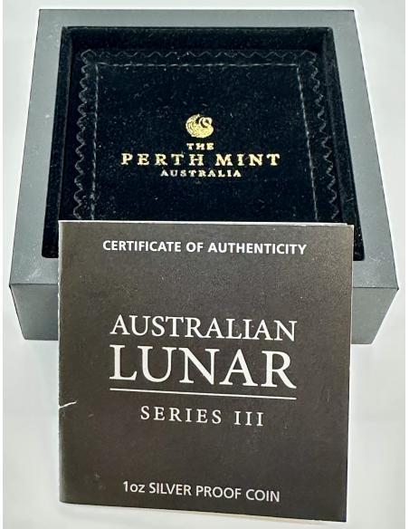 AUSTRALIE - 1 DOLLAR 2020 (1 OZ SILVER PROOF COIN AUSTR. LUNAR) SERIES III
