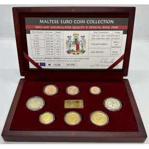 MALTE - Coffret BRILLANT UNIVERSEL 2008 avec reproduction...