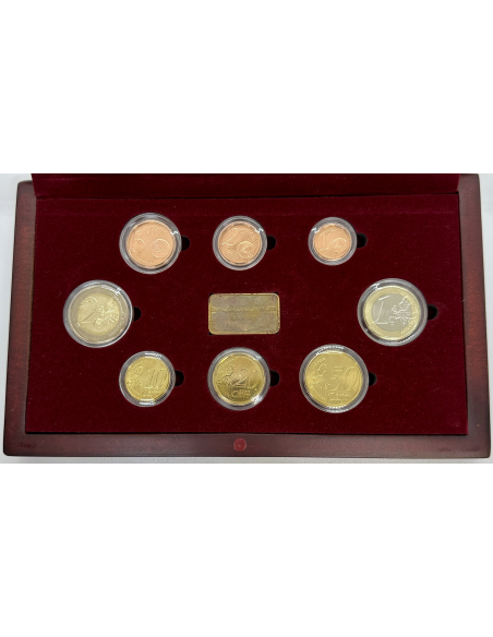 MALTE - Coffret BRILLANT UNIVERSEL 2008 avec reproduction d'un lingot