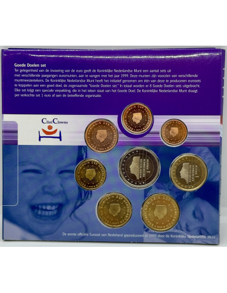 Pays-Bas - Coffret Brillant Universel 1999 - OEUVRES DE CHARITE