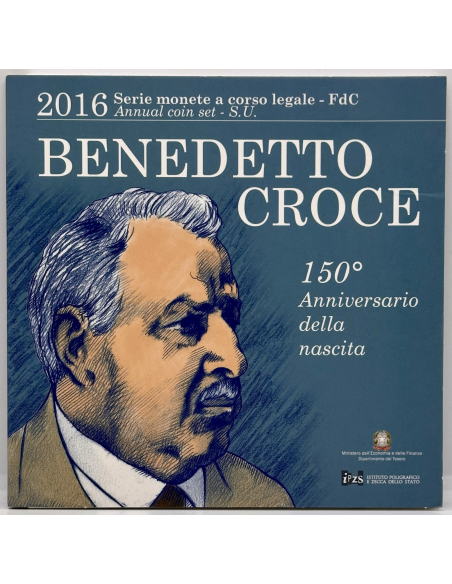 Italie - Coffret Brillant Universel 2016 - 10 Pièces avec la 5€ en Argent