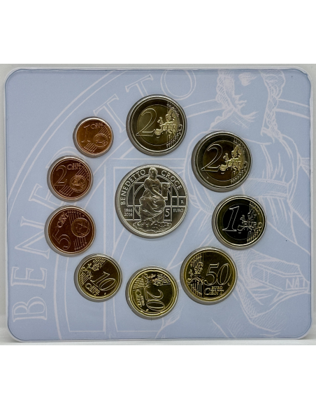 Italie - Coffret Brillant Universel 2016 - 10 Pièces avec la 5€ en Argent