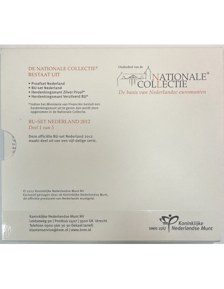 Pays-Bas - Coffret Brillant Universel 2012 - Collection nationale