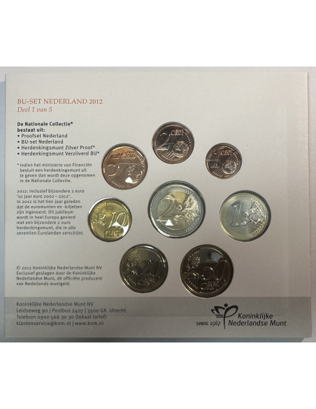 Pays-Bas - Coffret Brillant Universel 2012 - Collection nationale