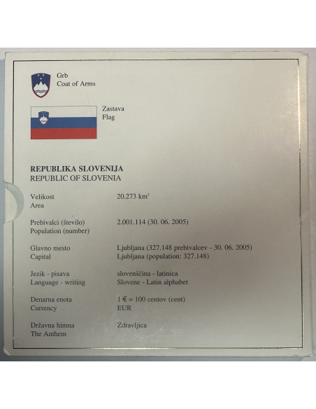 Slovénie - Coffret Brillant Universel 2007 - SLOVENIE BU 2007