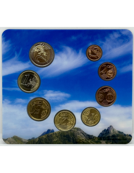 ANDORRE - Coffret Brillant Universel 2015 - Série officielle des Euro en BU