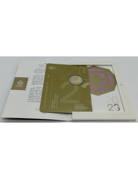 SAINT-MARIN - 2 Euro commémorative 2023 - PERUGINO // COFFRET BU