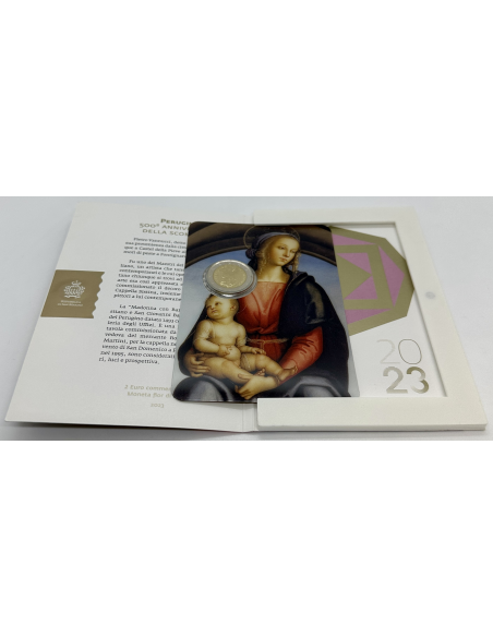 SAINT-MARIN - 2 Euro commémorative 2023 - PERUGINO // COFFRET BU