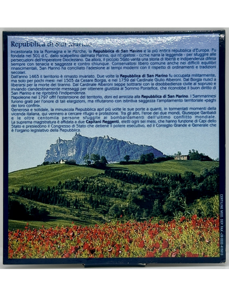 SAINT-MARIN - Coffret Brillant Universel 2004 - Avec la Pièce de 5 Euro Argent