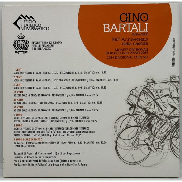 SAINT-MARIN - Coffret Brillant...