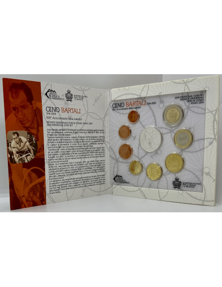 SAINT-MARIN - Coffret Brillant Universel 2014 - Avec la Pièce de 5 Euro Argent