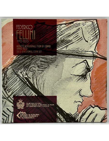 SAINT-MARIN - Coffret Brillant Universel 2013 - Avec la Pièce de 5 Euro Argent