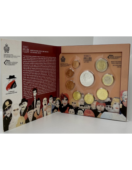SAINT-MARIN - Coffret Brillant Universel 2013 - Avec la Pièce de 5 Euro Argent