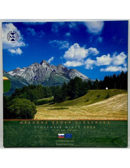 SLOVAQUIE - Coffret BU 2006 - 6 pièces de monnaie // Coin set