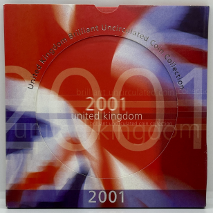 ROYAUME UNI - Coffret BU 2001 - 9 pièces de monnaie //...