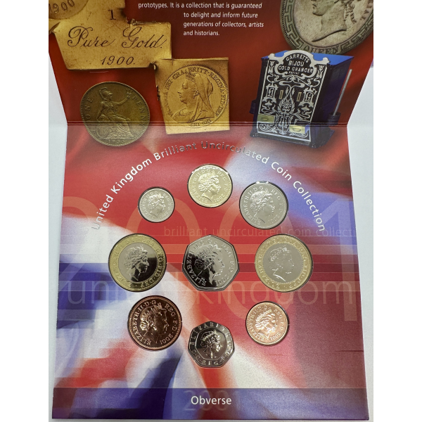 ROYAUME UNI - Coffret BU 2001 - 9...