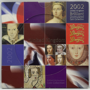 ROYAUME UNI - Coffret BU 2002 - 8 pièces de monnaie //... 2