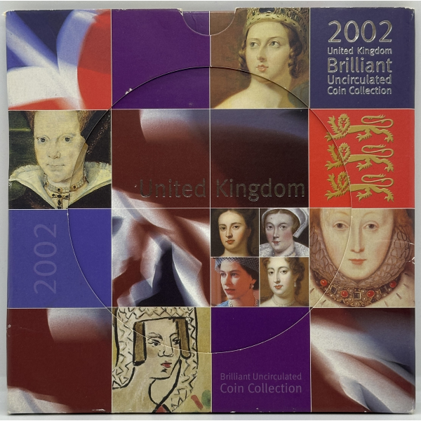 ROYAUME UNI - Coffret BU 2002 - 8...