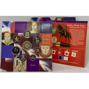 ROYAUME UNI - Coffret BU 2002 - 8 pièces de monnaie //...