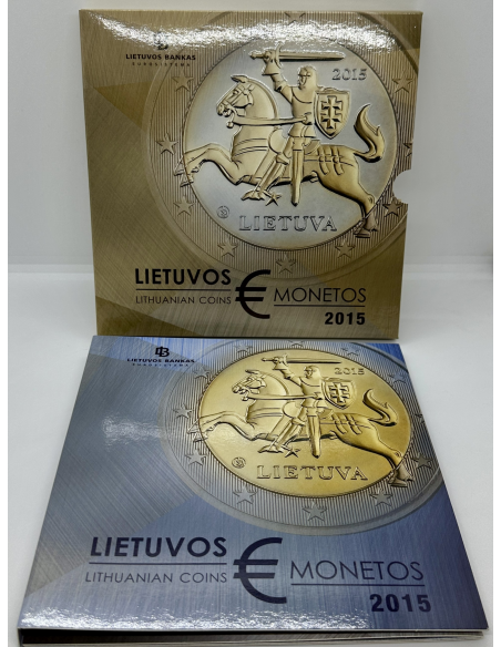 Lituanie - Coffret Brillant Universel 2015 avec Médaille