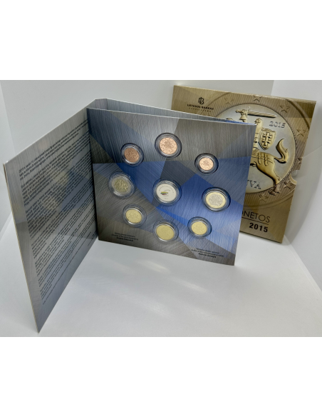 Lituanie - Coffret Brillant Universel 2015 avec Médaille