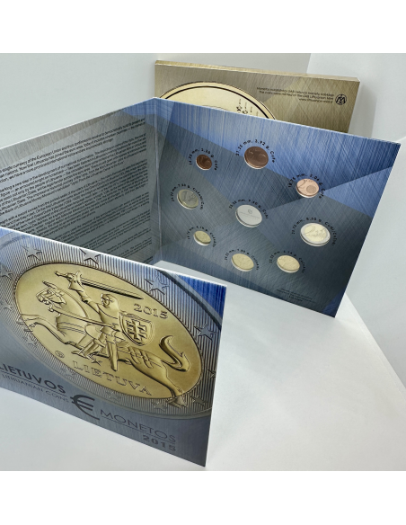 Lituanie - Coffret Brillant Universel 2015 avec Médaille